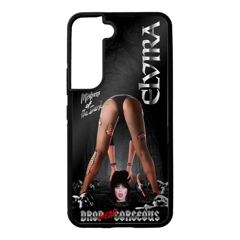 Elvira Drop Head Gorgeous Samsung Black Rubber Phone Case