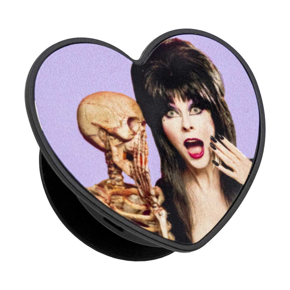 Elvira Skeleton Heart Phone Grip