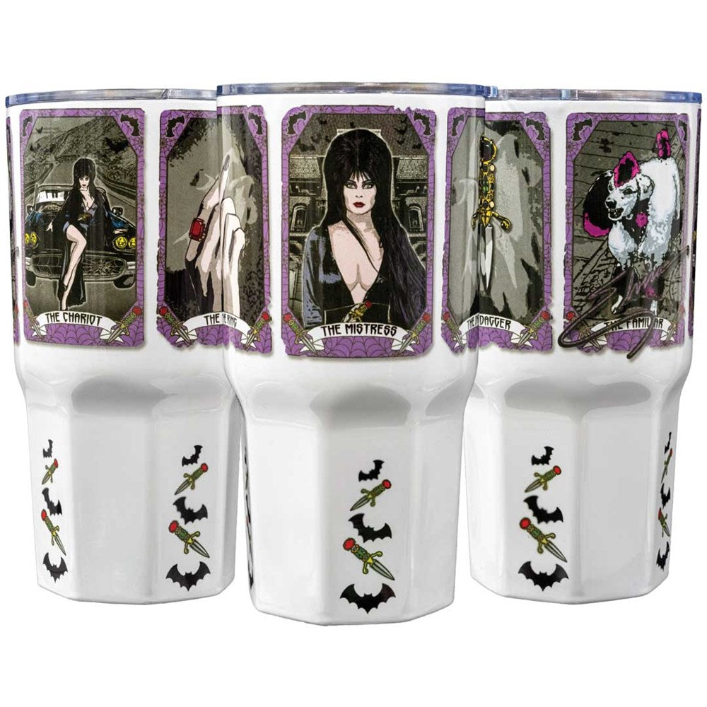 Elvira Tarot Card Repeat Polar Tumbler