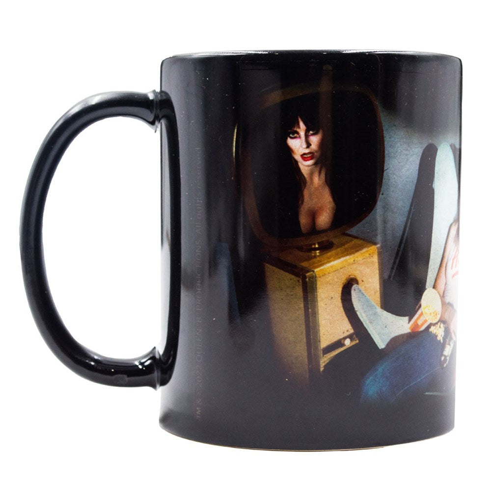 Cassandra Peterson TV Black Mug
