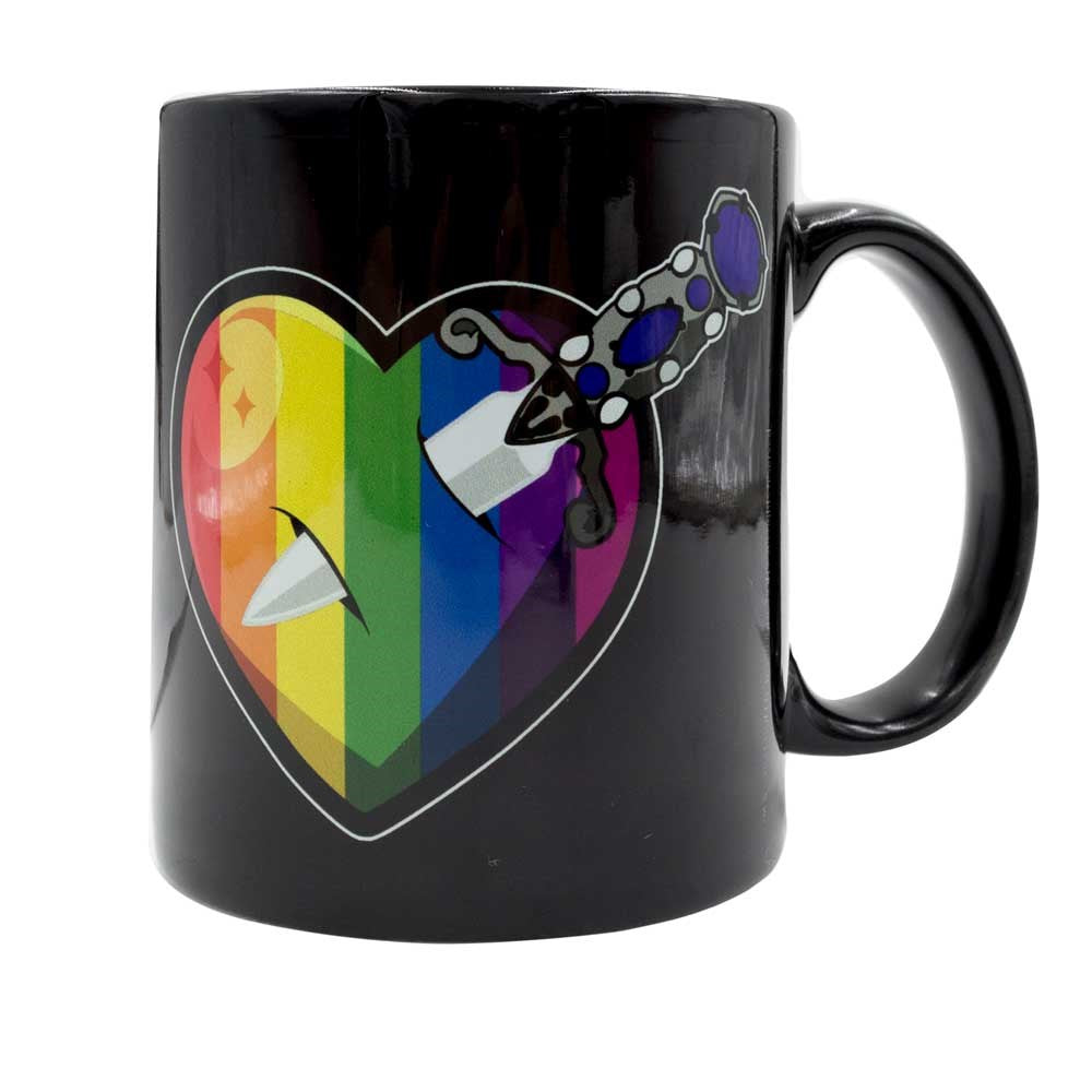 Elvira I Heart Rainbow Mug