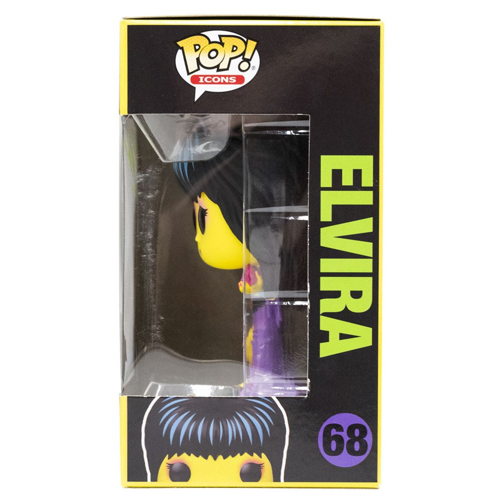 Elvira Signed Blacklight Exclusive Funko Pop #68
