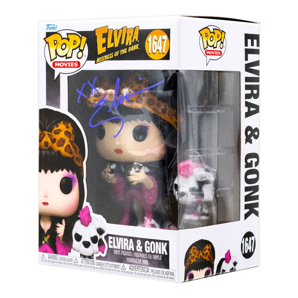Elvira & Gonk Signed Funko Pop #1647