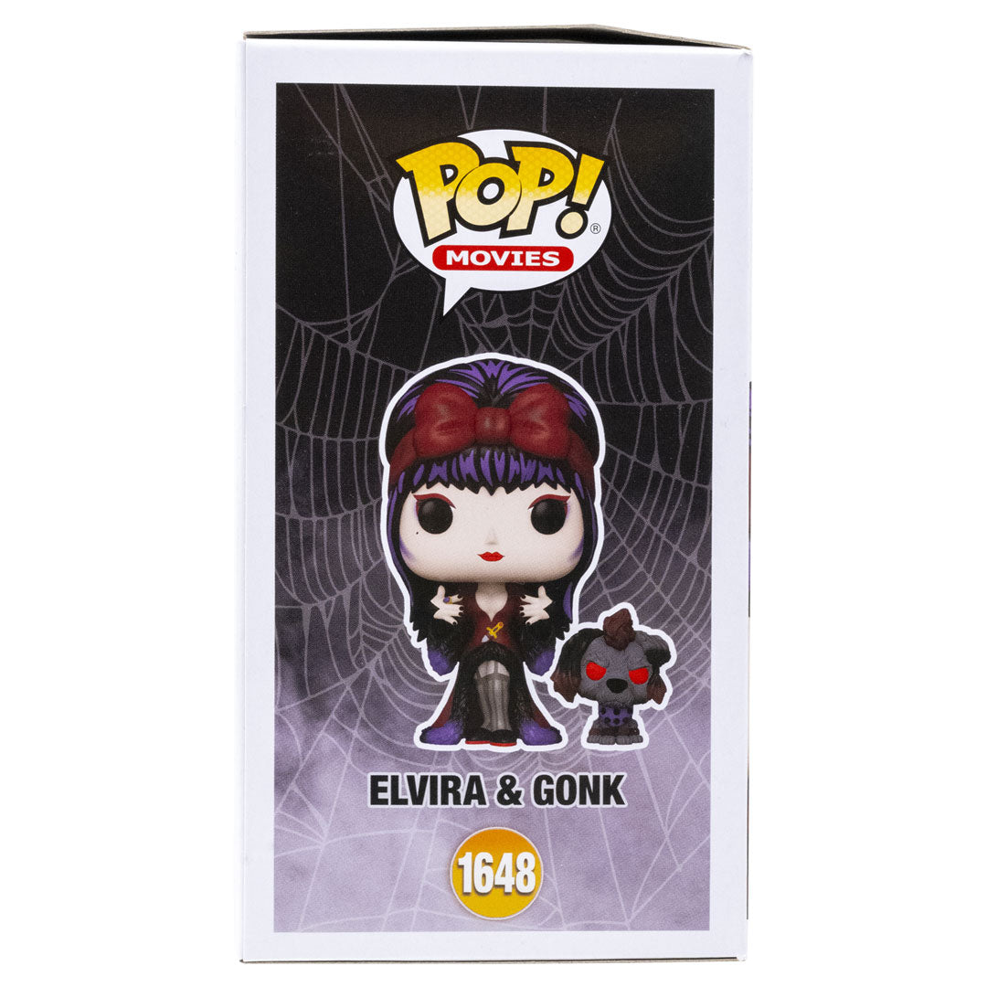 Elvira & Gonk Signed Exclusive Funko Pop #1648