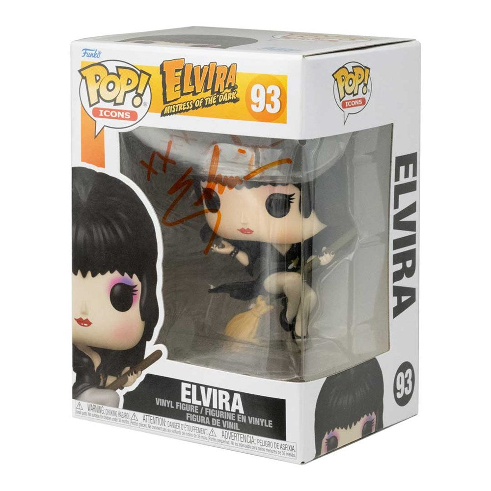 Elvira Signed Broom Funko Pop #93