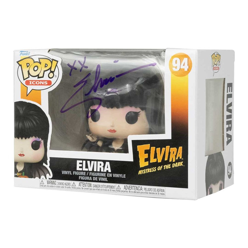 Elvira Signed Pumpkin Funko Pop #94