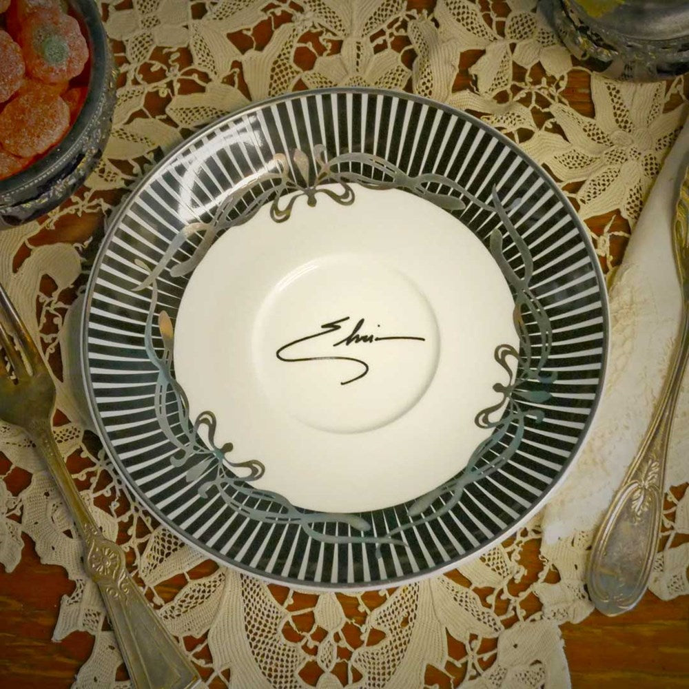 Elvira Silver Screen Teacup and Saucer