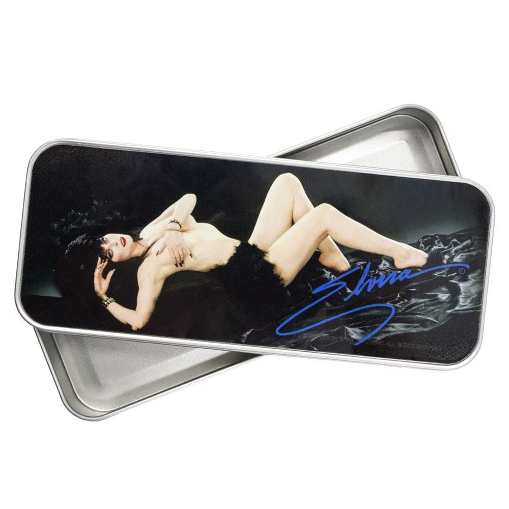 Elvira Laid Bare Rectangle Metal Tin