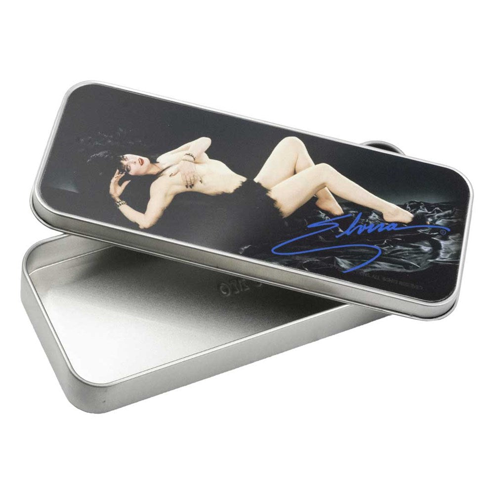 Elvira Laid Bare Rectangle Metal Tin