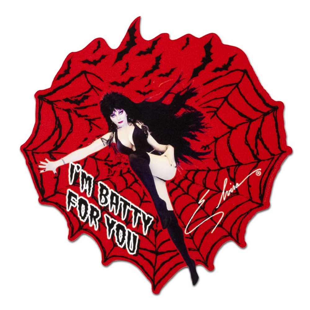 Elvira Batty For You Sticker