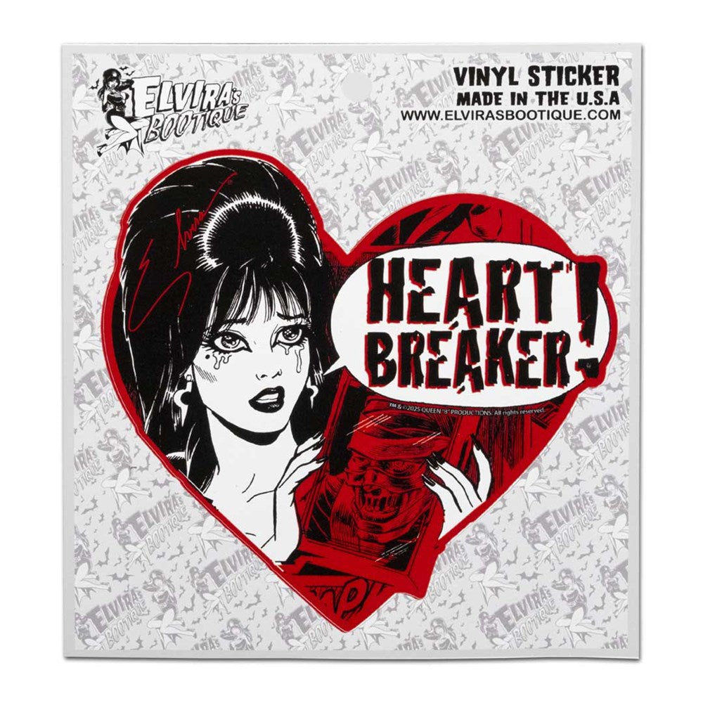 Elvira Heartbreaker Comic Sticker