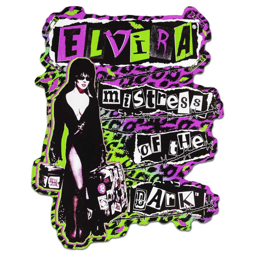 Elvira Punk Leo Sticker