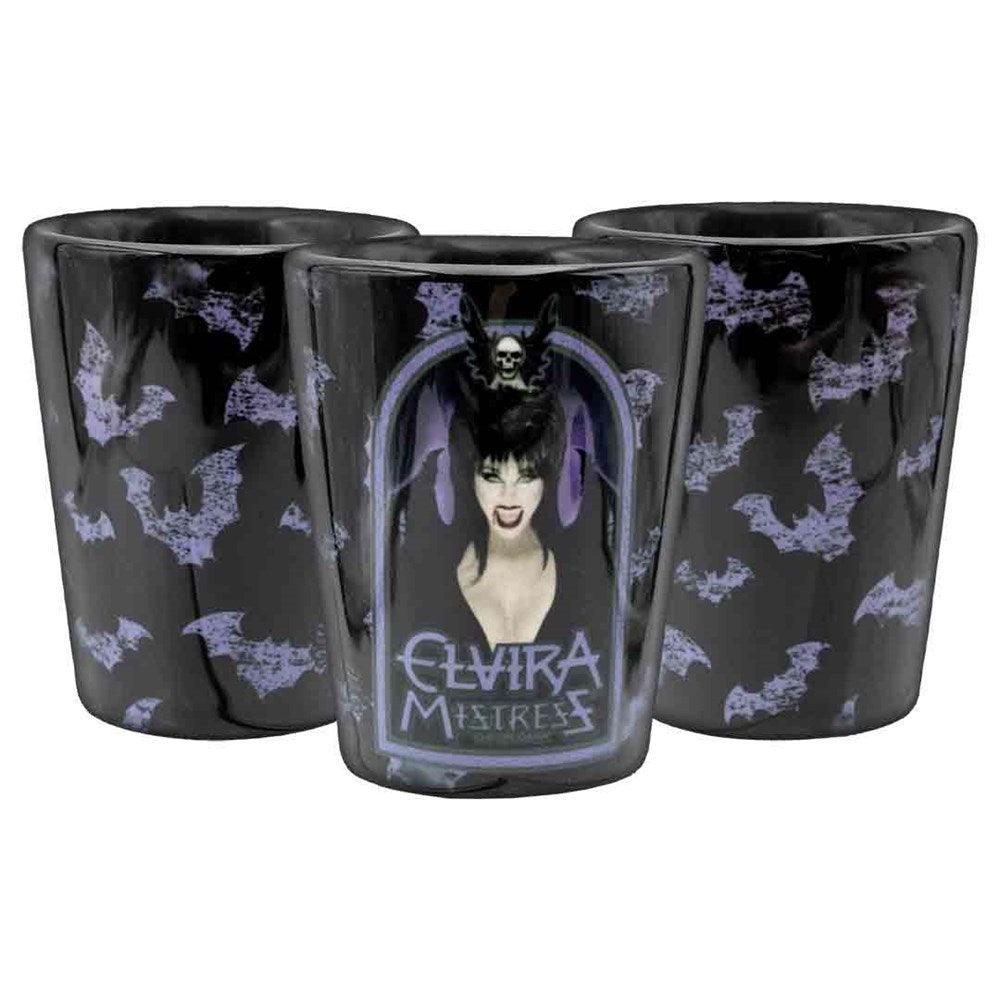 Elvira Princess Of Darkness Shot Glass