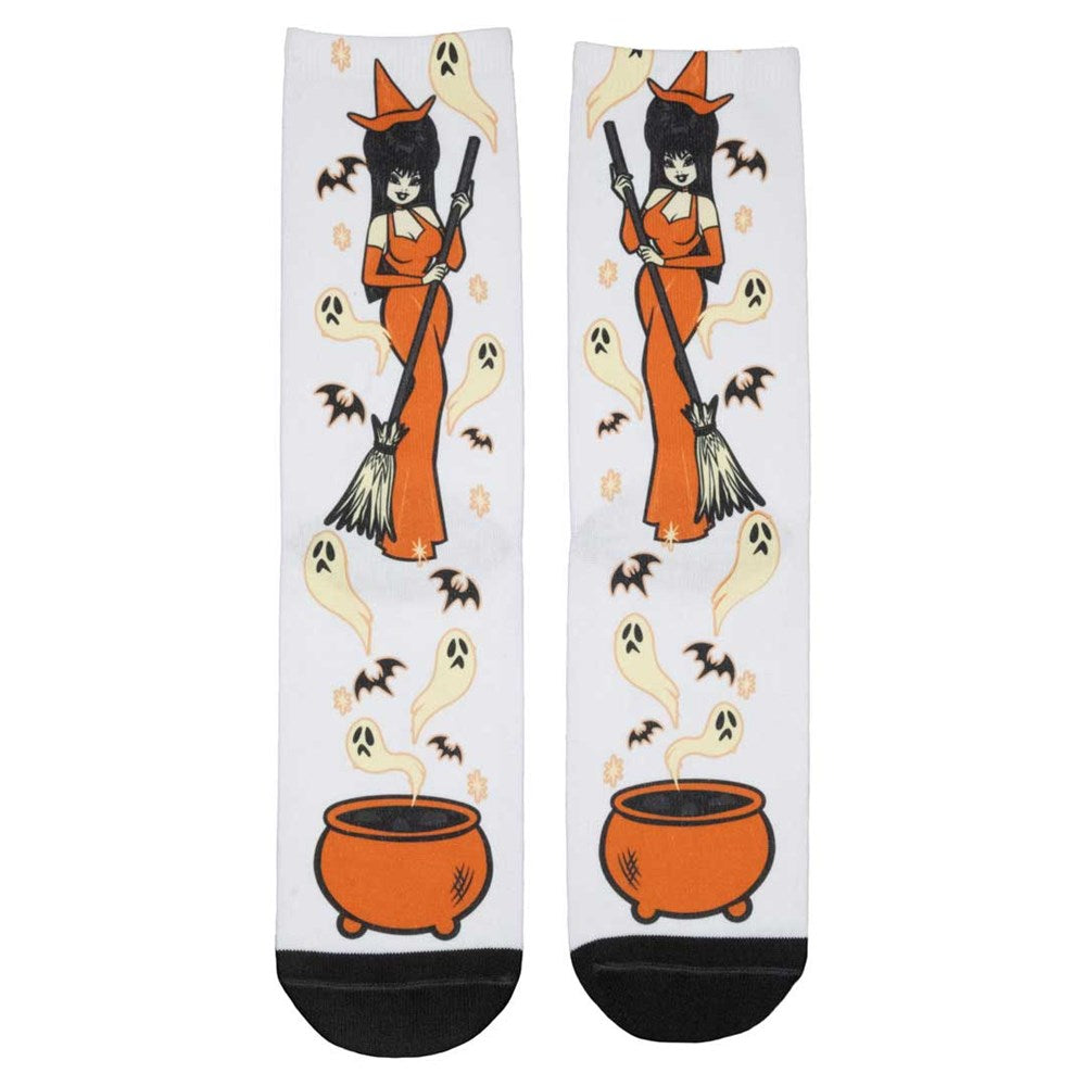 Elvira Vintage Witch Cauldron Socks
