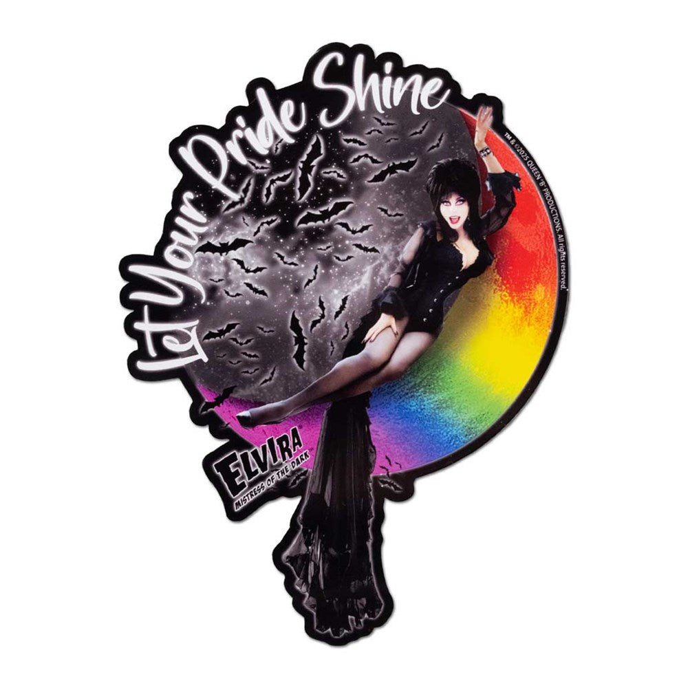 Elvira Let Pride Shine Sticker