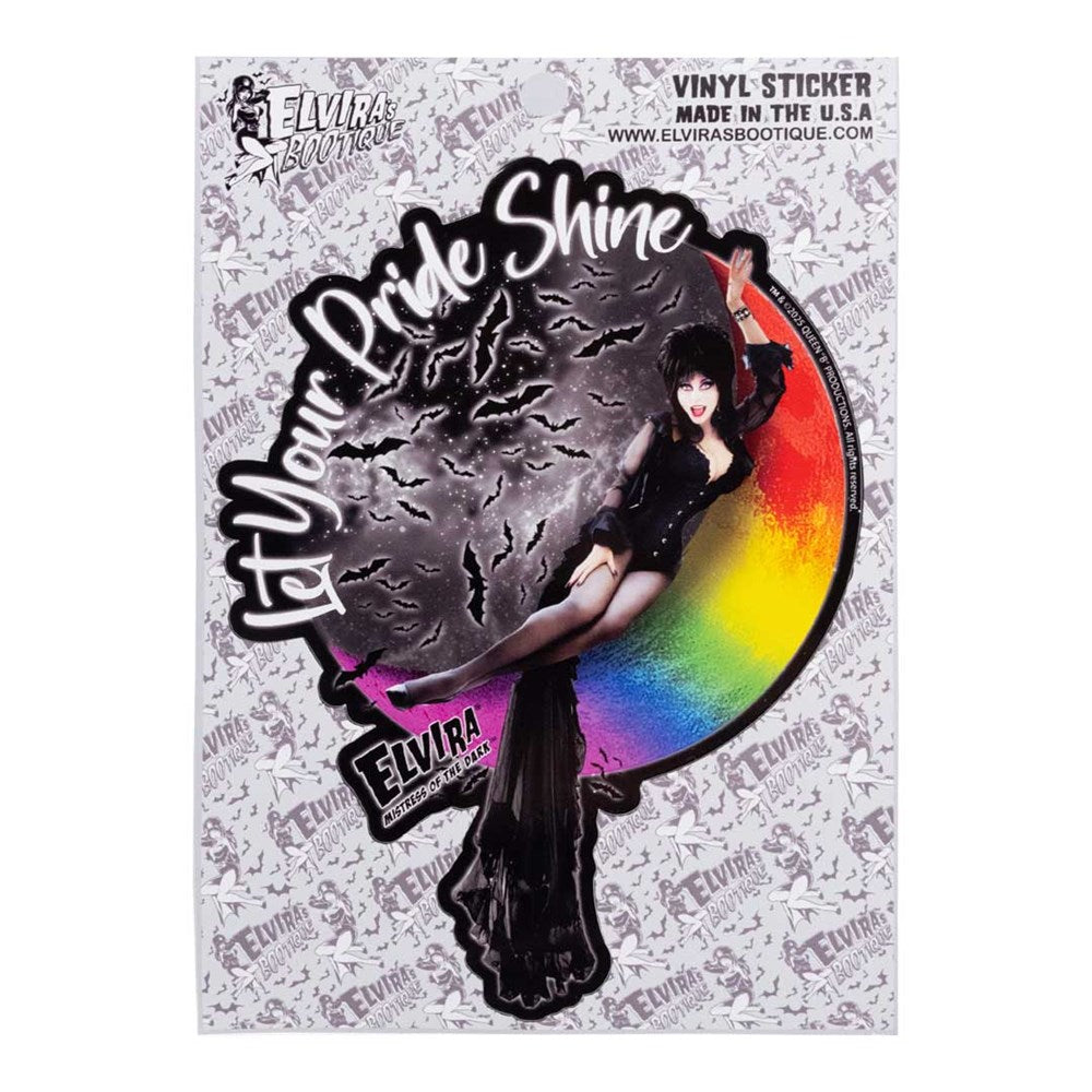 Elvira Let Pride Shine Sticker