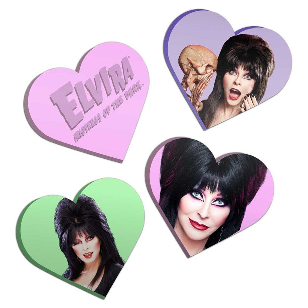 Elvira Sweet Hearts Repeat Sticker