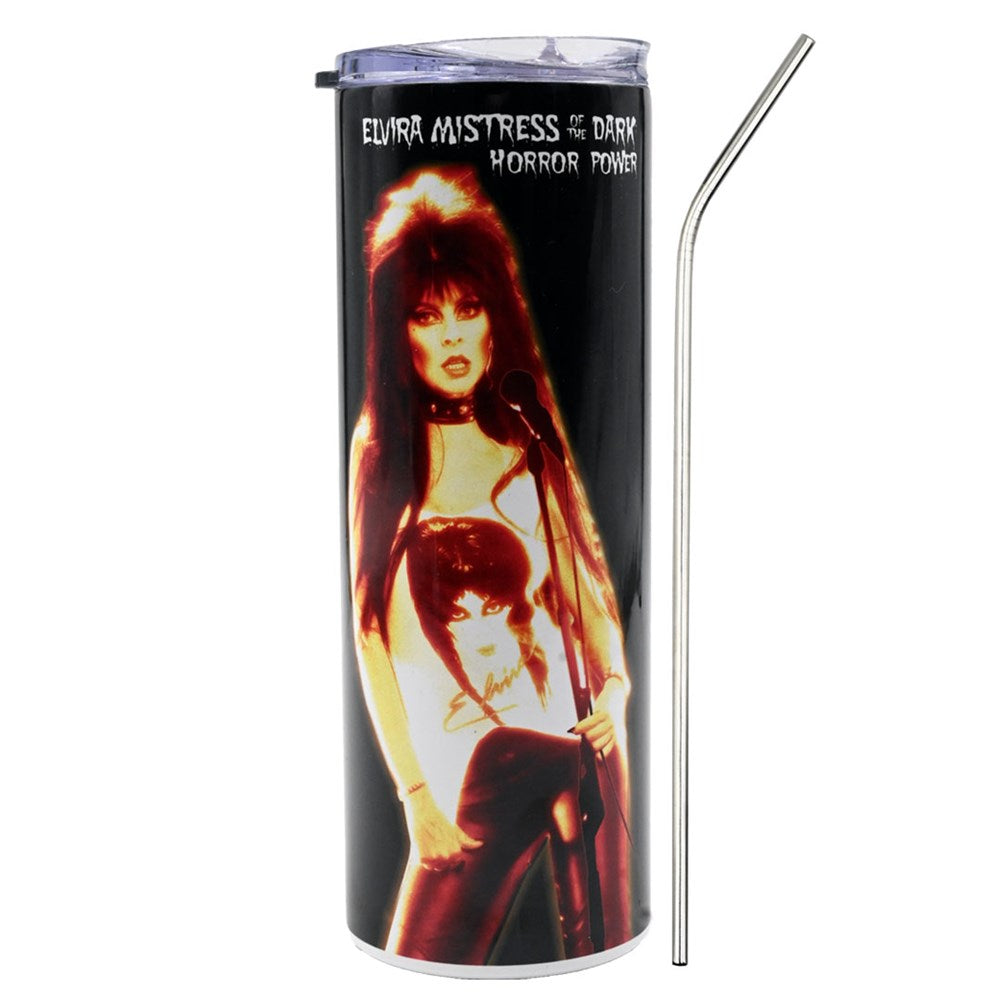 Elvira Horror Power Skinny Tumbler