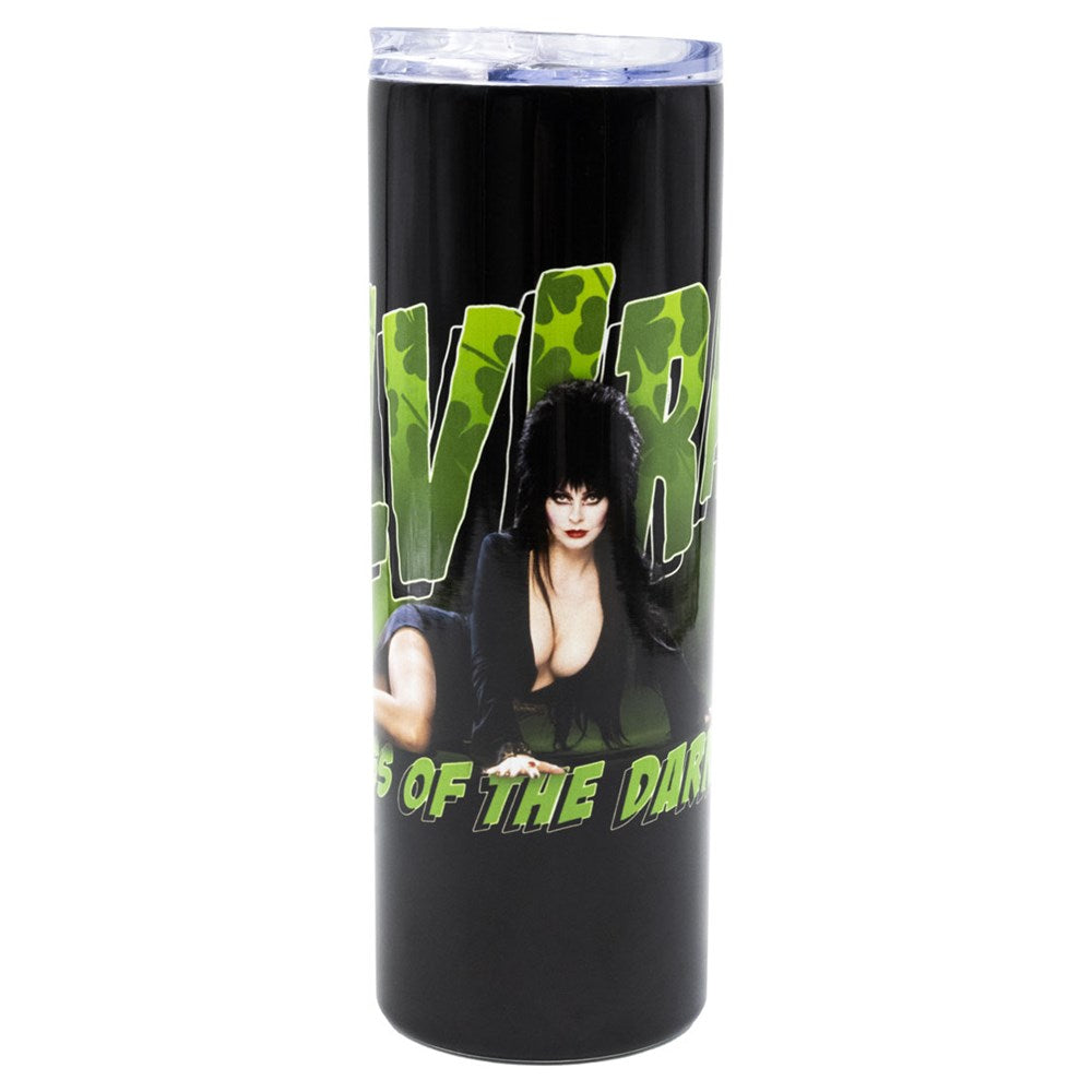 Elvira Shamrock Mist Skinny Tumbler