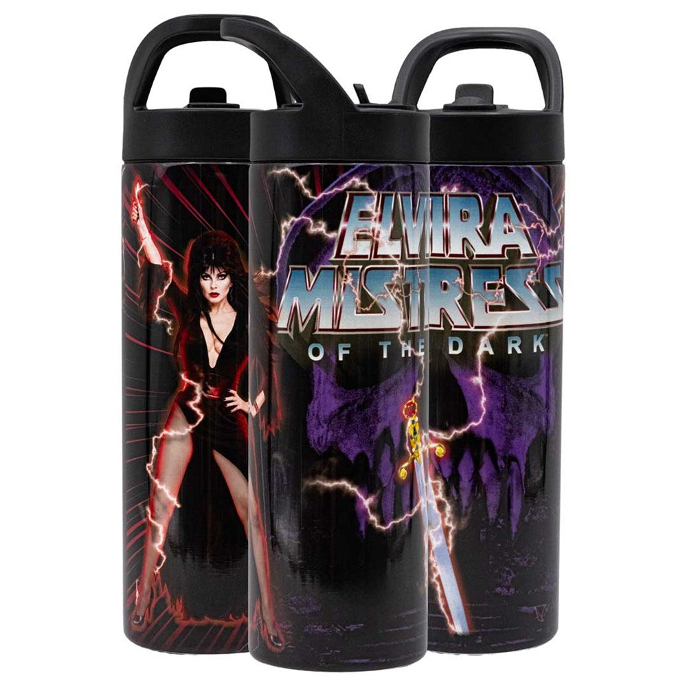 Elvira Mistress Of The Universe Portable Handle Skinny Tumbler