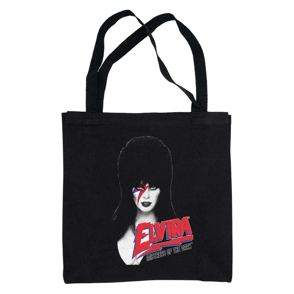 Elvira Bowie Bolt Black Tote Bag