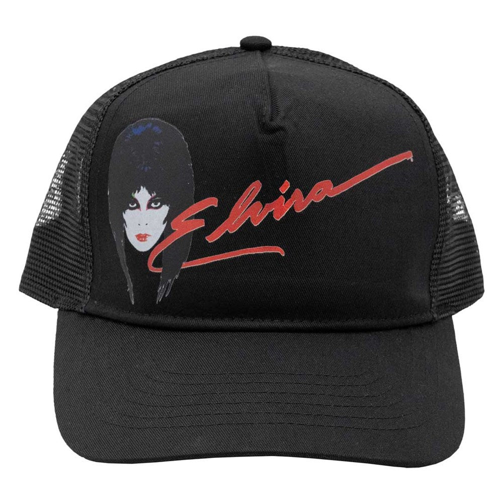 Elvira 80s Black Trucker Hat