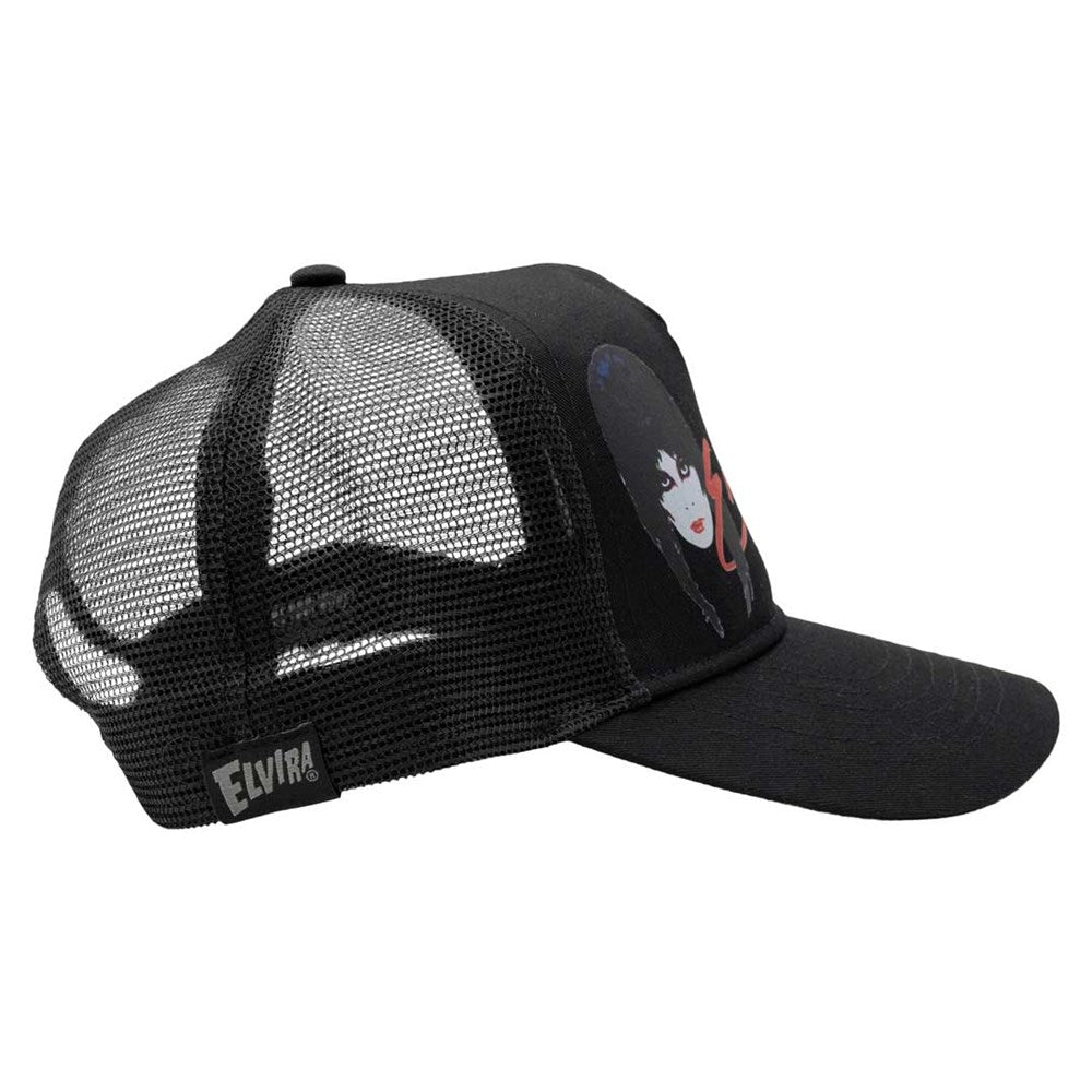 Elvira 80s Black Trucker Hat