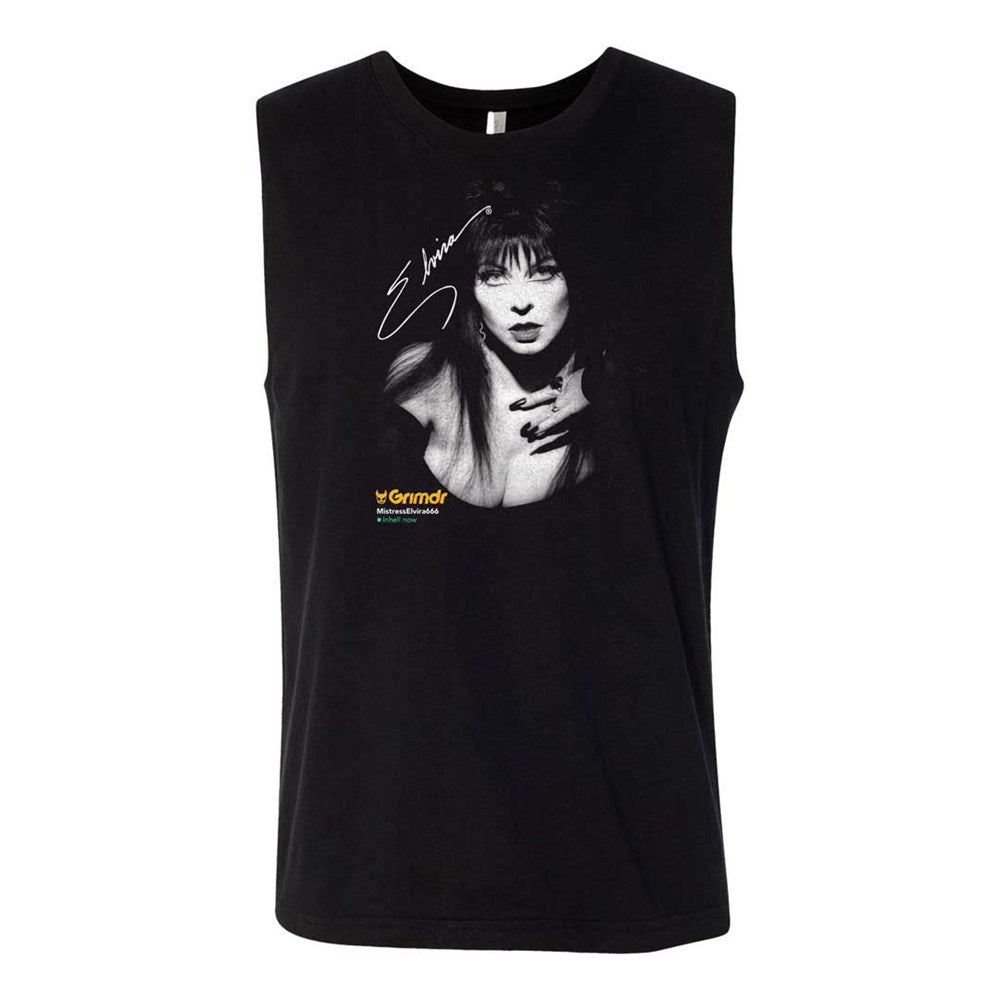 Elvira Grimdr Noir Men's Muscle Tank