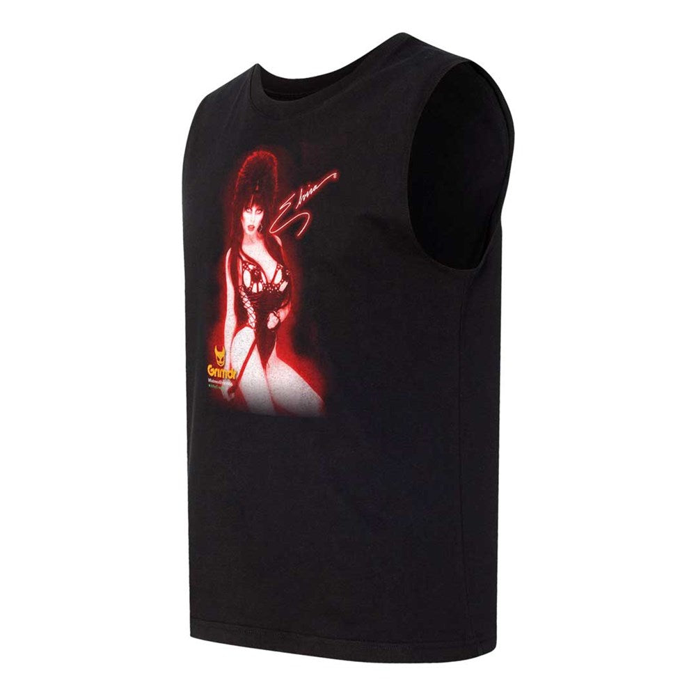 Elvira Grimdr Red Men's Muscle Tank