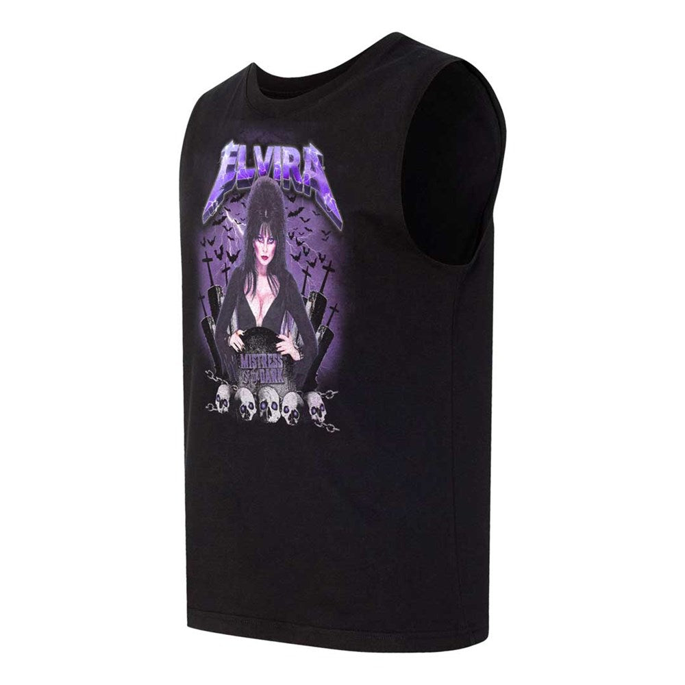 Elvira Ride The Bats Mens Muscle Tank
