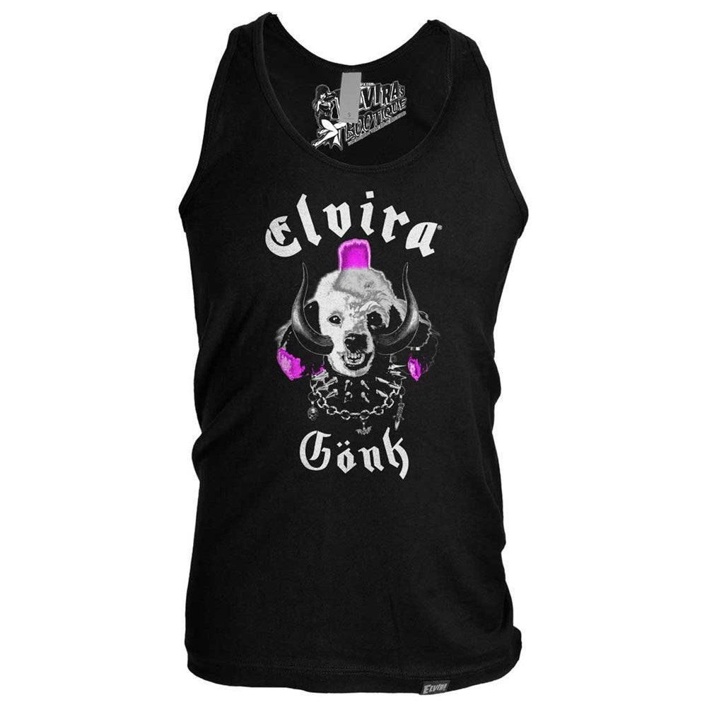 Elvira Snaggletooth Gonk Mens Black Tank