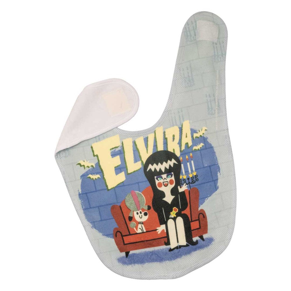 Elvira And Gonk Couch Baby Bib