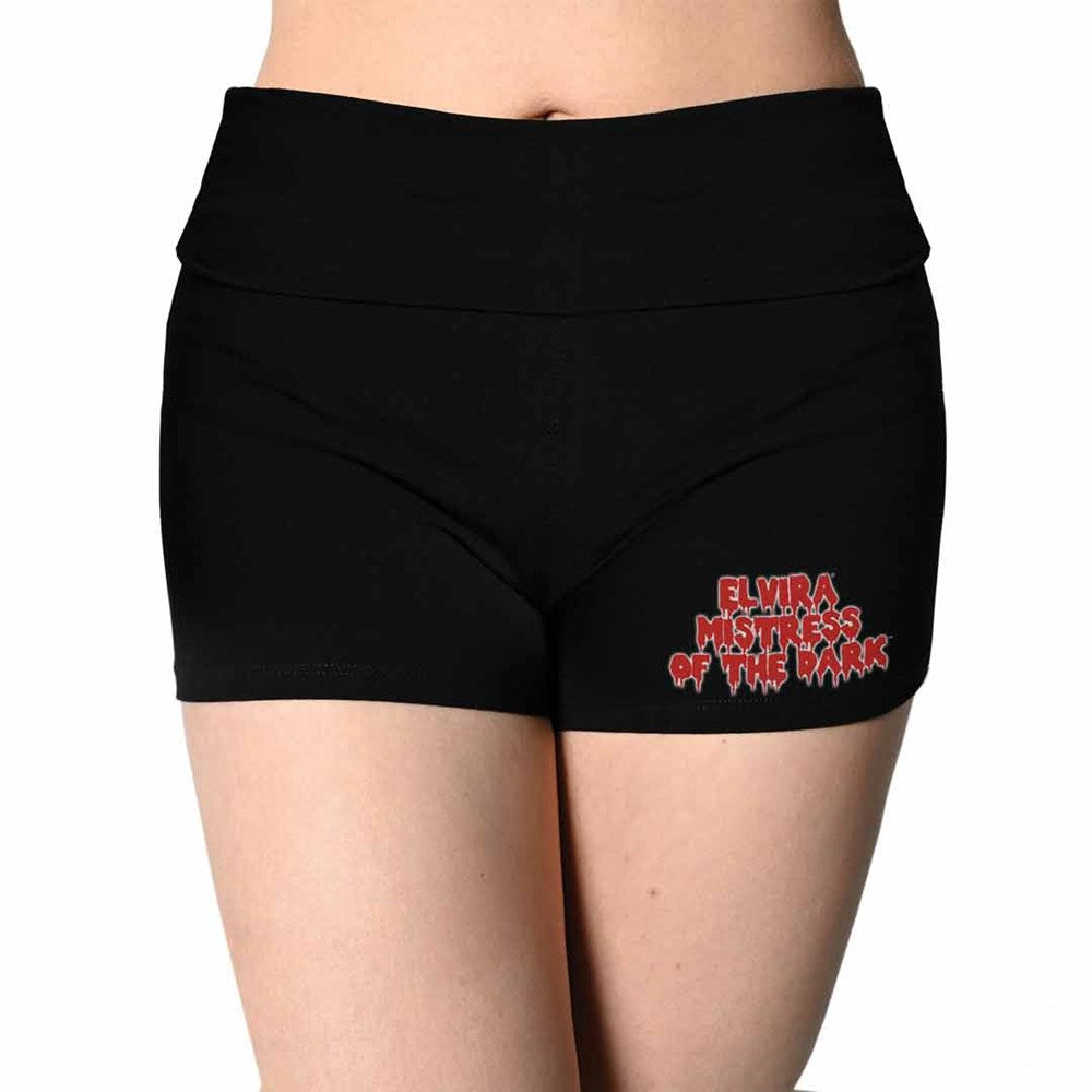Elvira Rocky Mistress Of The Dark Yoga Shorts