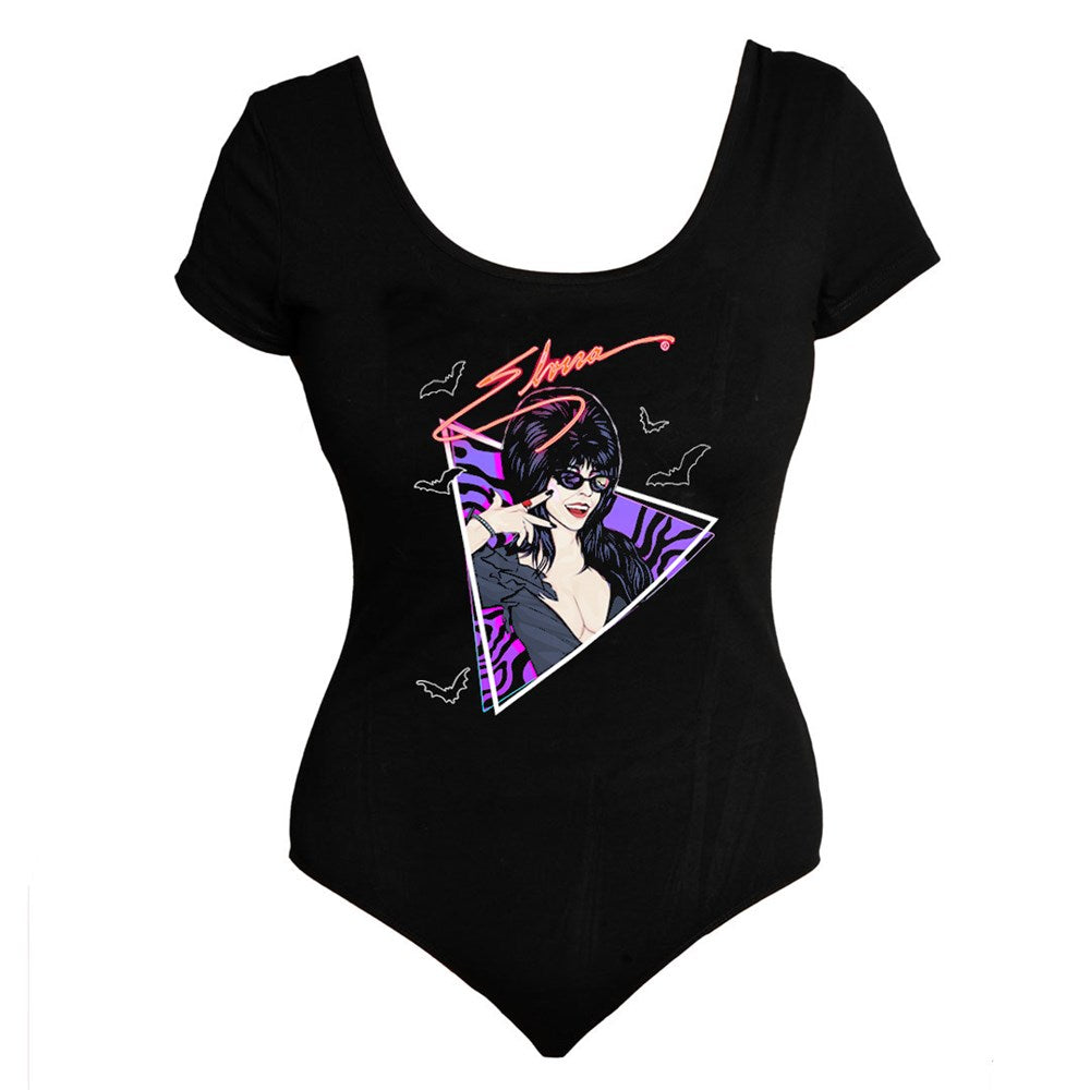 Elvira New Wave Bats Body Suit