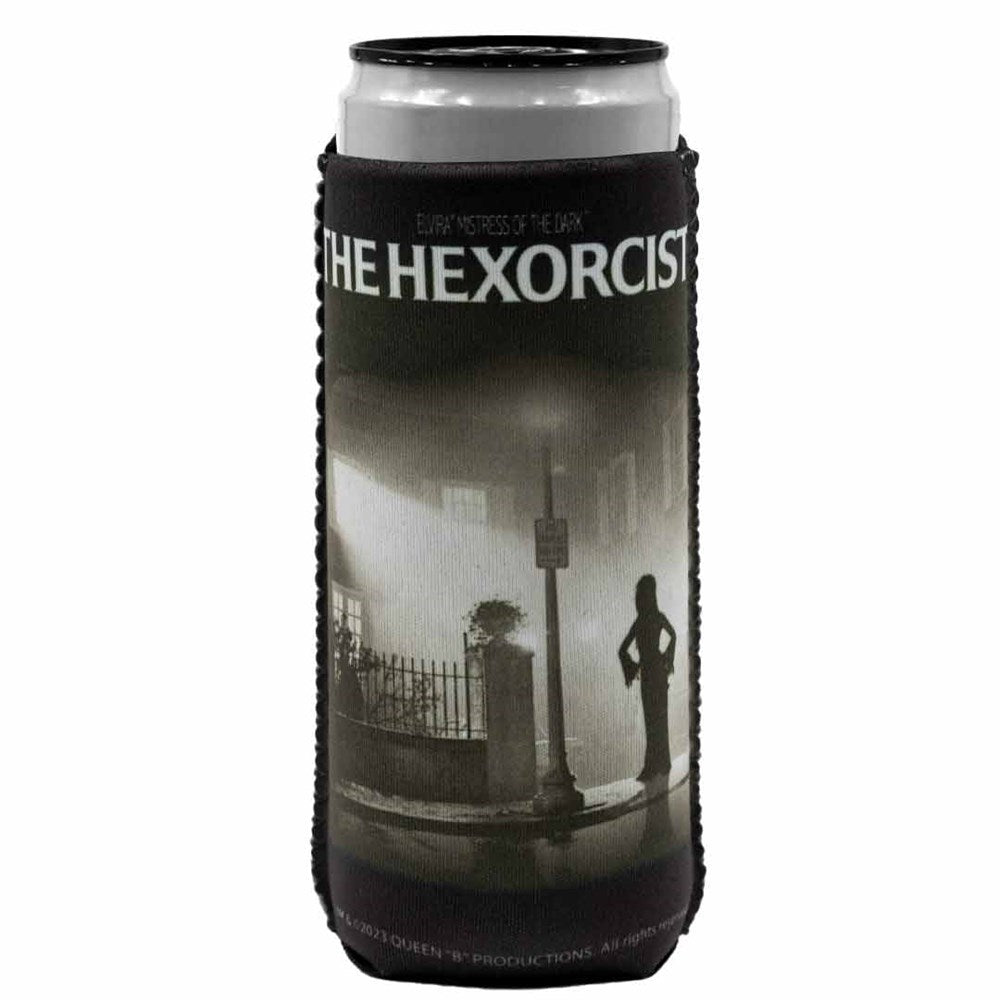 Elvira The Hexorcist Slim Can Cooler