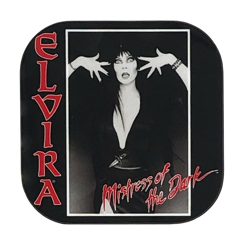 Elvira Noir Square Coaster Set