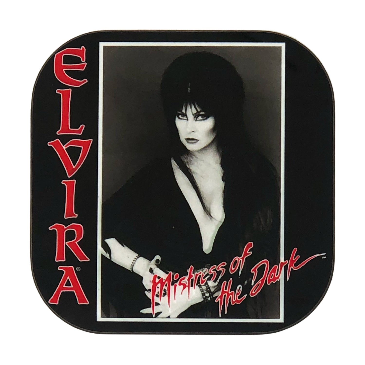Elvira Noir Square Coaster Set