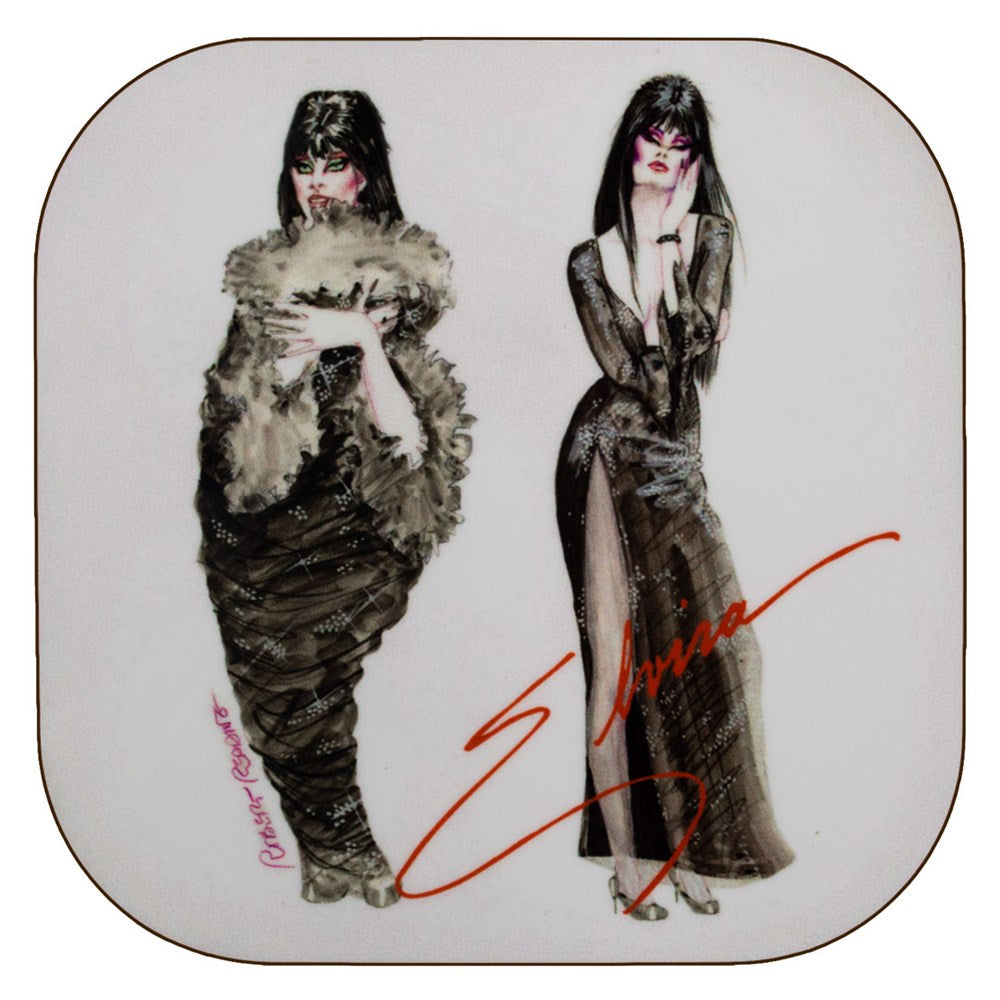 Elvira X Robert Redding Sketchbook Square Coaster Set