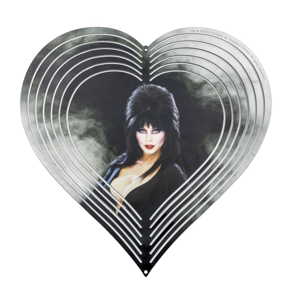 Elvira Wink Mist Heart Wind Spinner