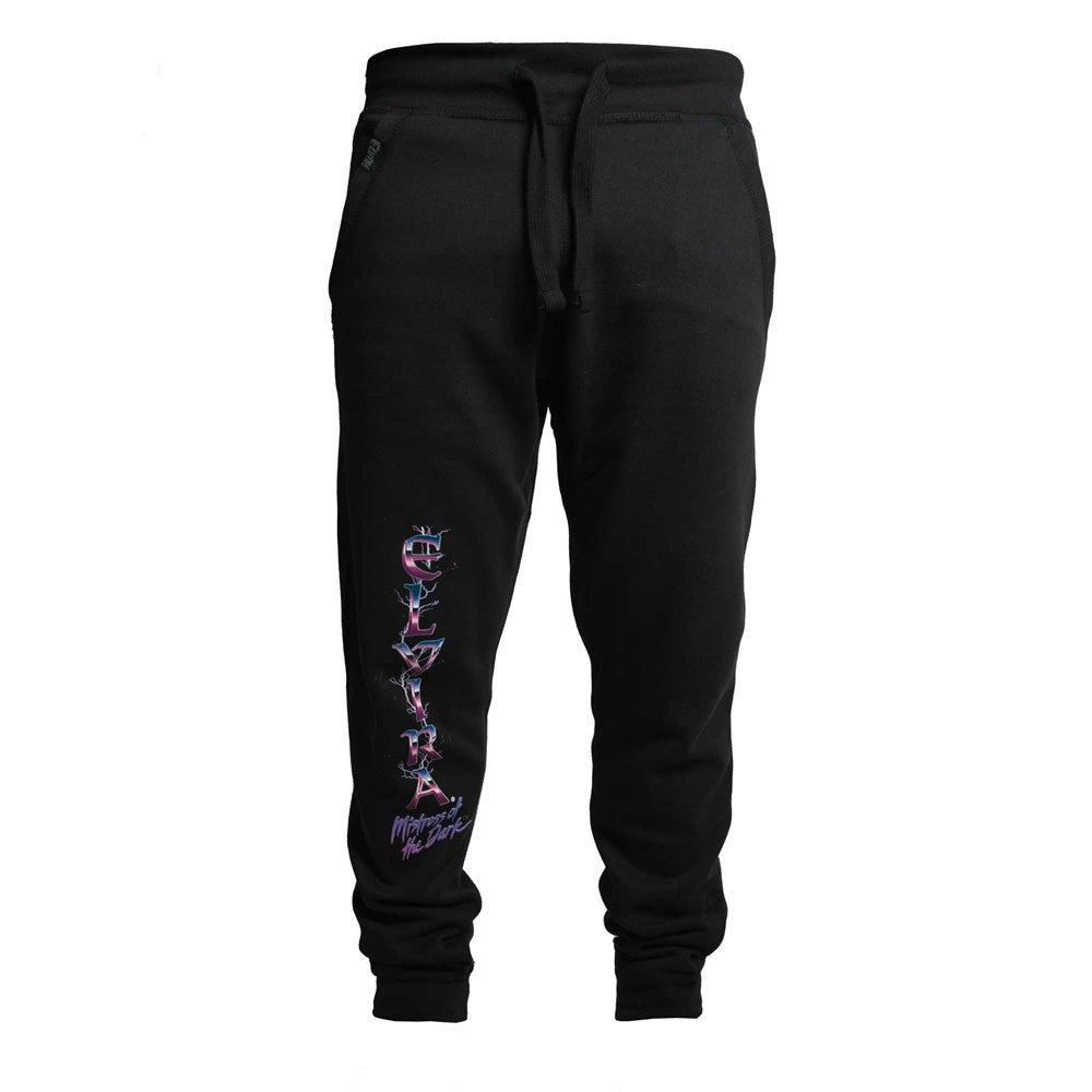 Elvira Electric Grave Mens Black Joggers