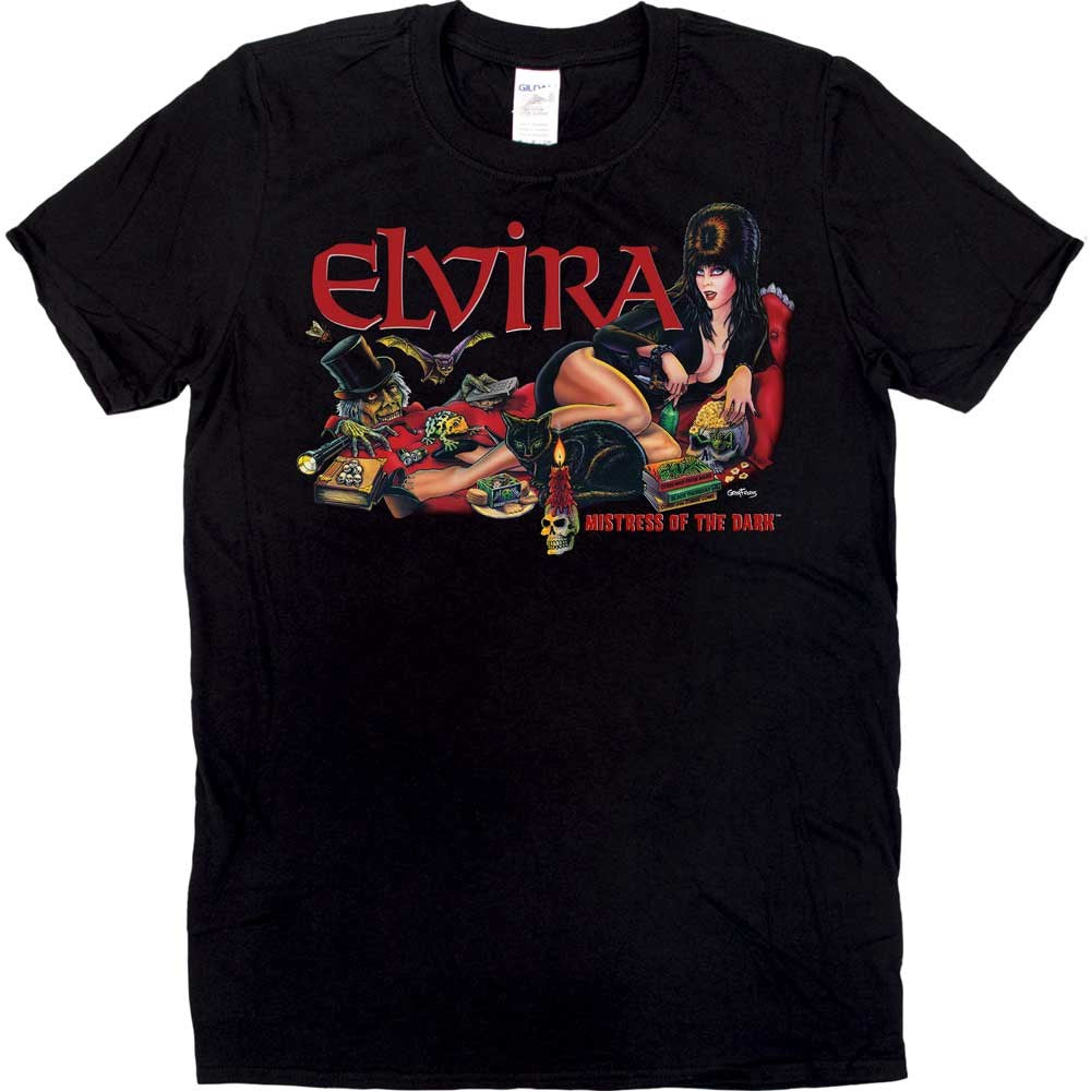 elvira 新作 tシャツ Elvira Macabre Mobile Men's T-shirt