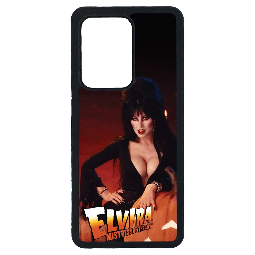 Elvira Pumpkin Samsung Black Rubber Phone Case