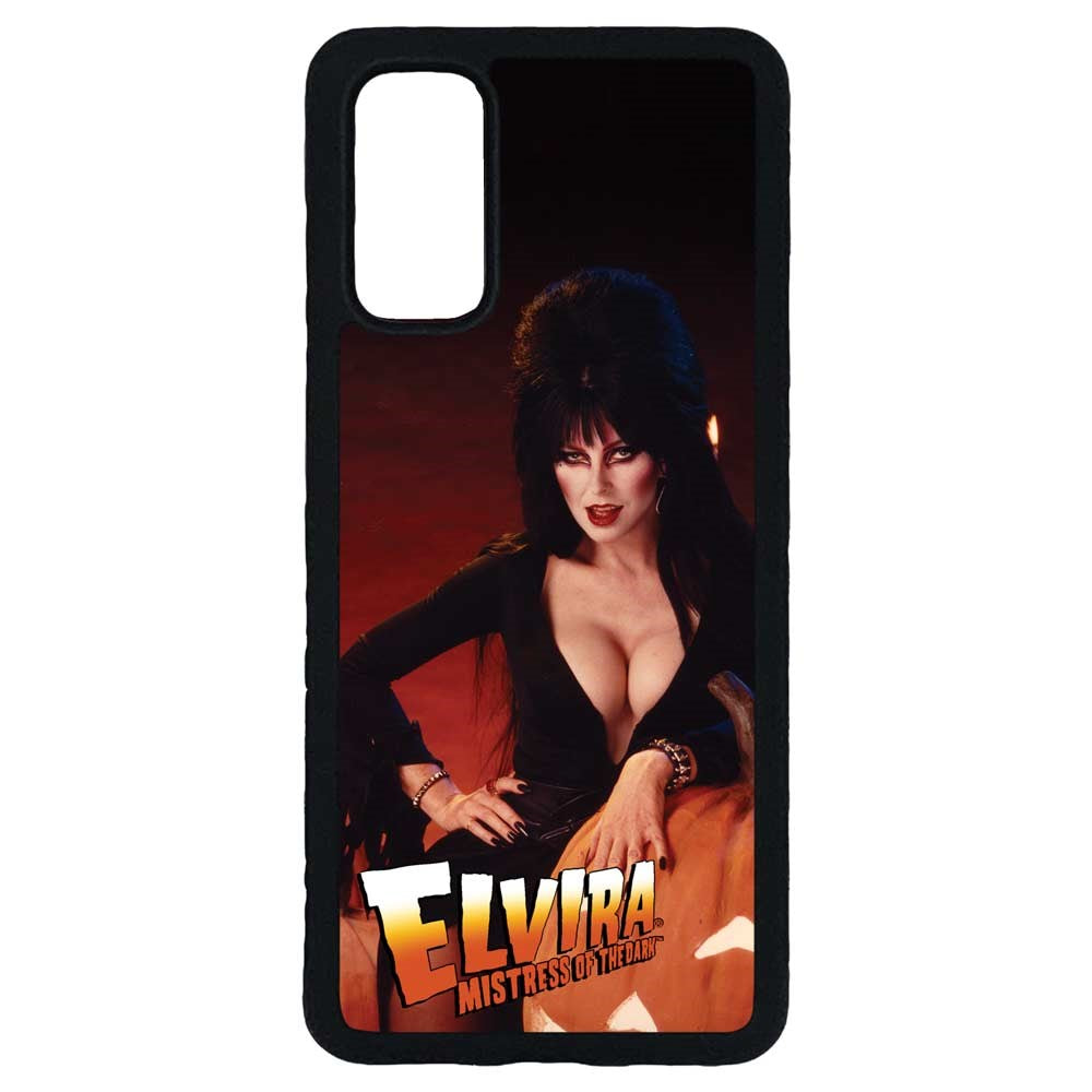 Elvira Pumpkin Samsung Black Rubber Phone Case
