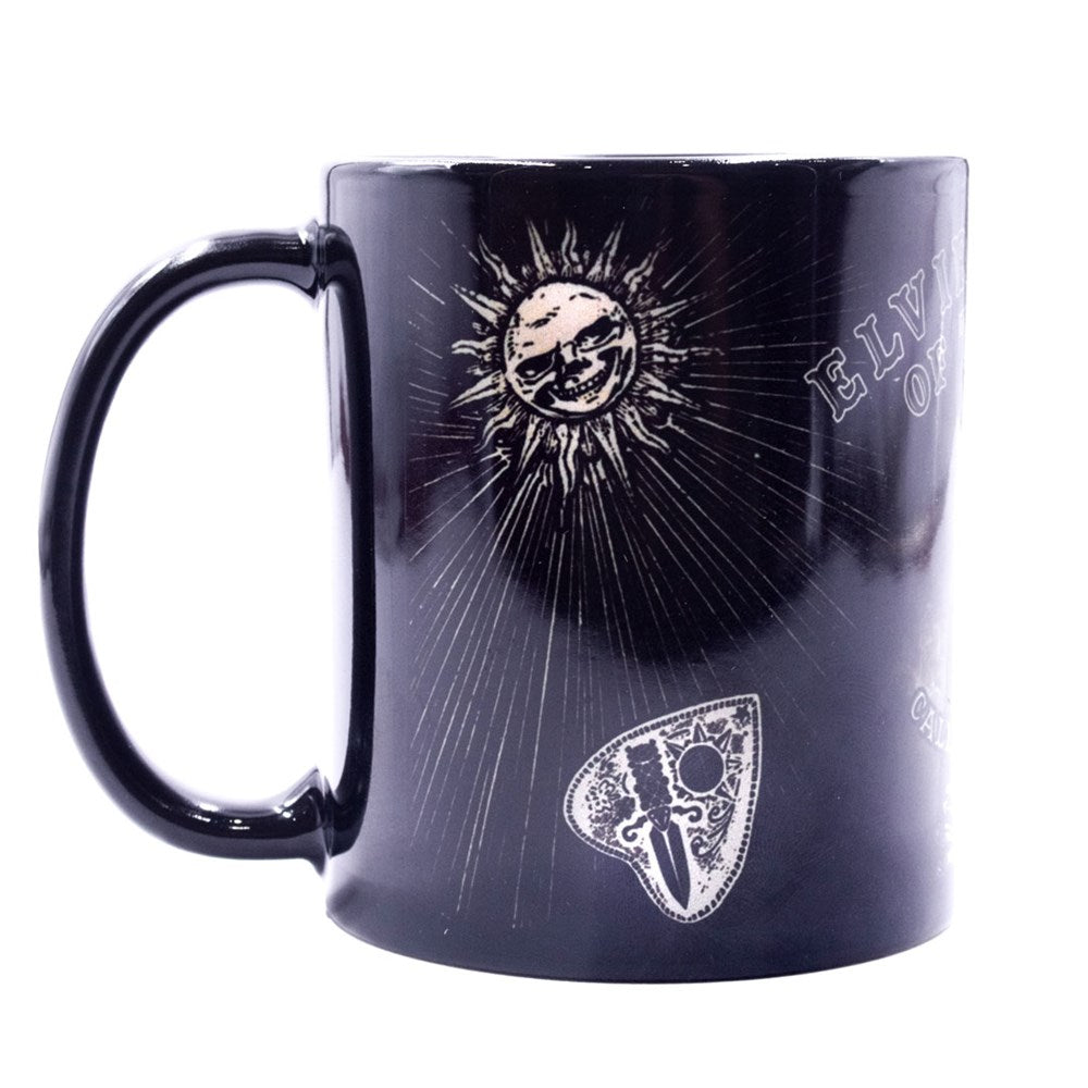 Elvira Spirit Board 11oz Black Mug