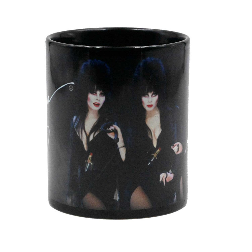 Elvira Whiplash Black Mug