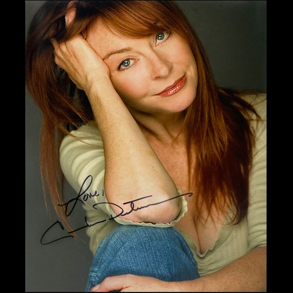 Elvira Autographed Cassandra Peterson Portrait Lean Photo