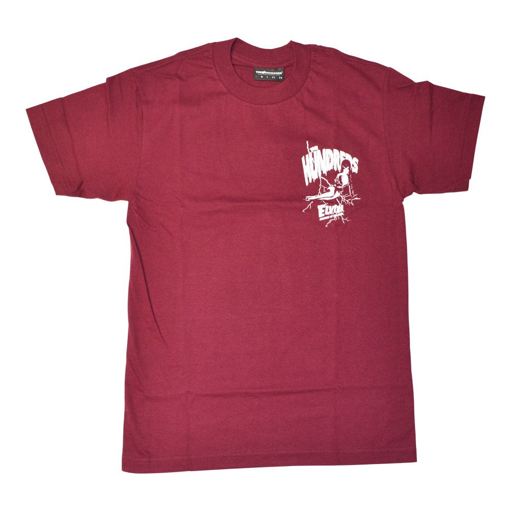 Elvira X The Hundreds Movie Burgundy T-Shirt