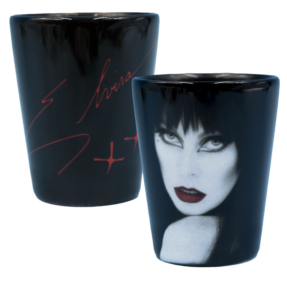 Elvira Red Lips Shot Glass