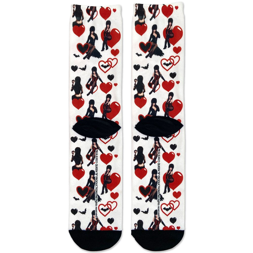 Elvira Heart Repeat Socks