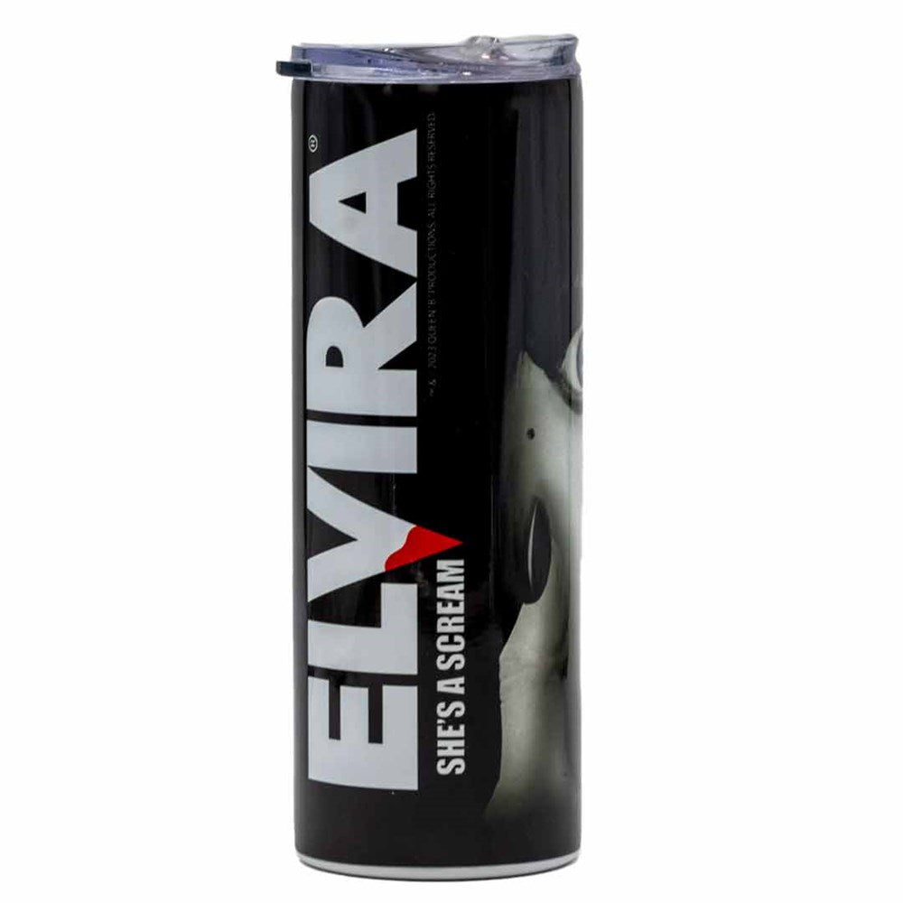Elvira Shes A Scream Skinny Tumbler